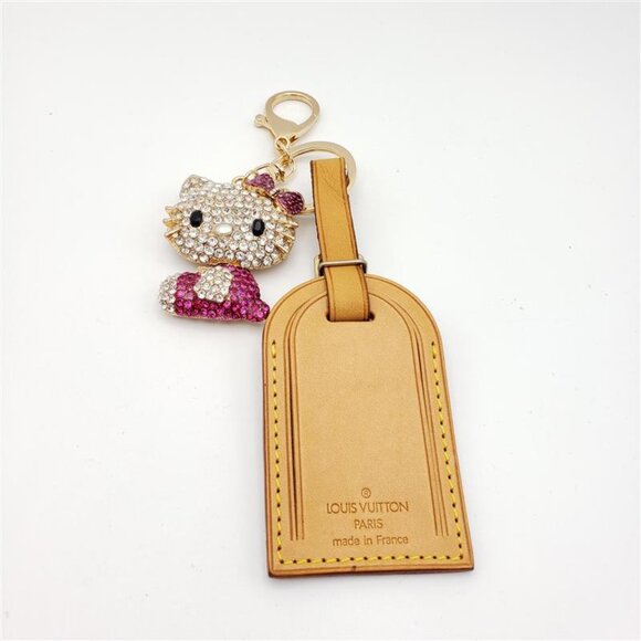 Authentic Louis Vuitton Luggage Nametag with Unbranded Keycharm - Picture 5 of 15